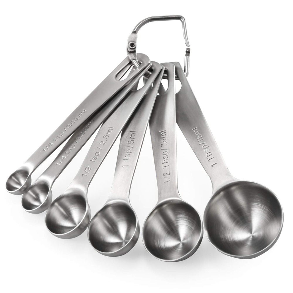Home Cooking Set - 6 sztuk/zestaw Miarki spożywcze ze stali