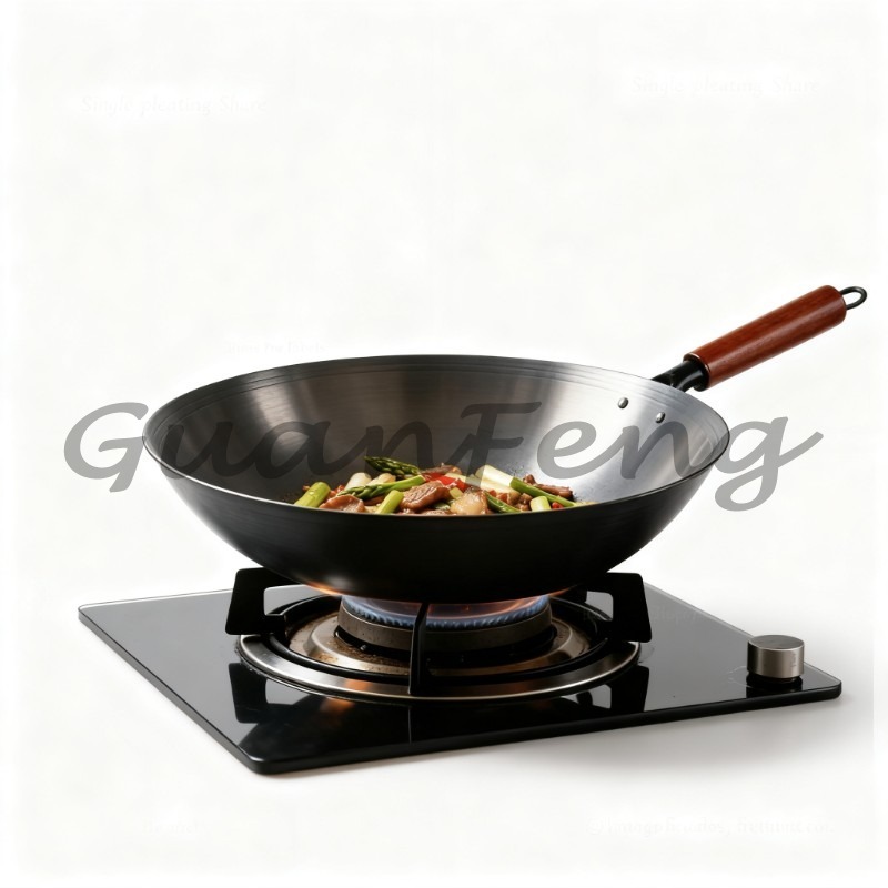 Home Cooking In Chinese - Ręcznie kute żelazne patelnie, chiński wok,