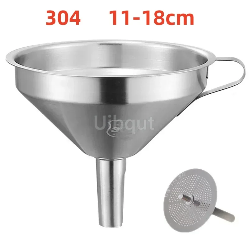 Home Cooking Oil Filter - Lejek ze stali nierdzewnej 304, metalowy