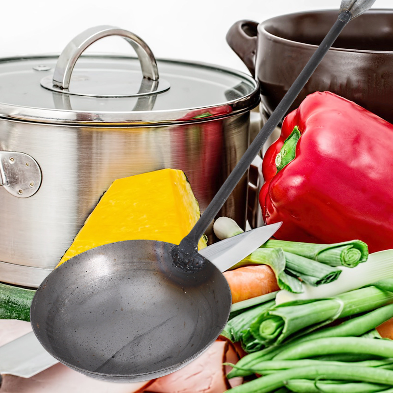 Żeliwna łyżka do woku, długa r – Home Cooking Set recenzja i cena