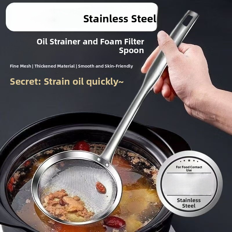 Łopatka kuchenna ze stali nier – Home Cooking Oil Filter recenzja i cena