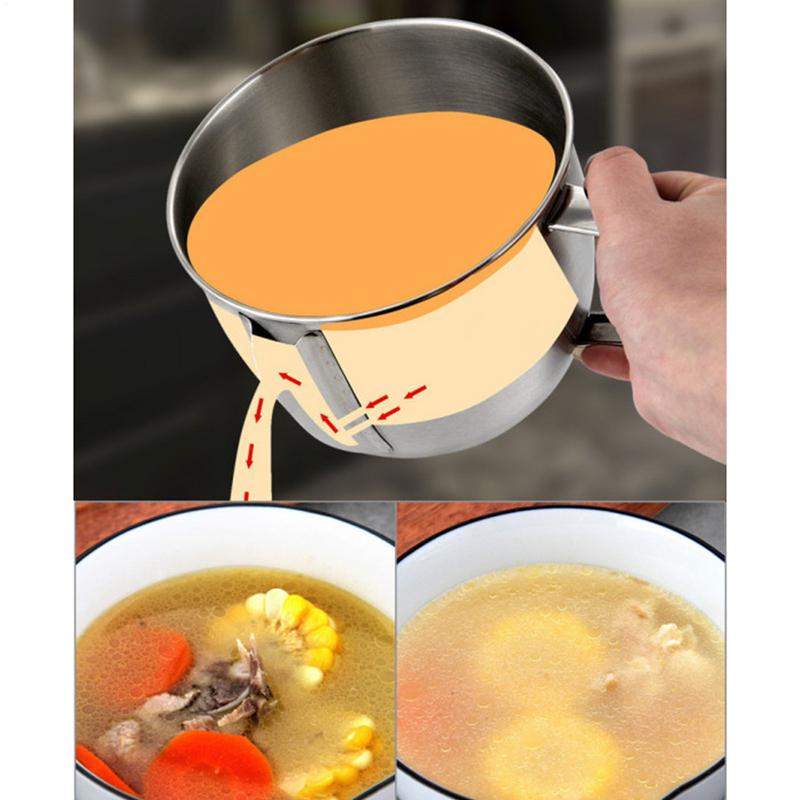 Miska na zupę ze stali nierdze – Home Cooking Oil Filter recenzja i cena