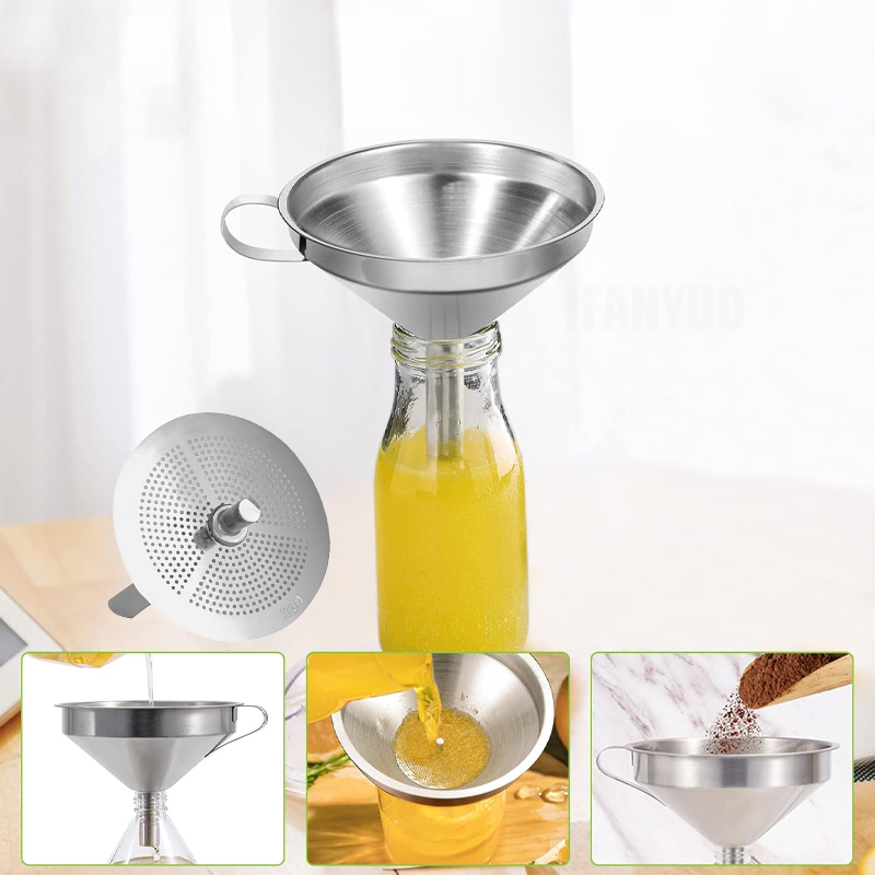 Zestaw lejków ze stali nierdze – Home Cooking Oil Filter recenzja i cena