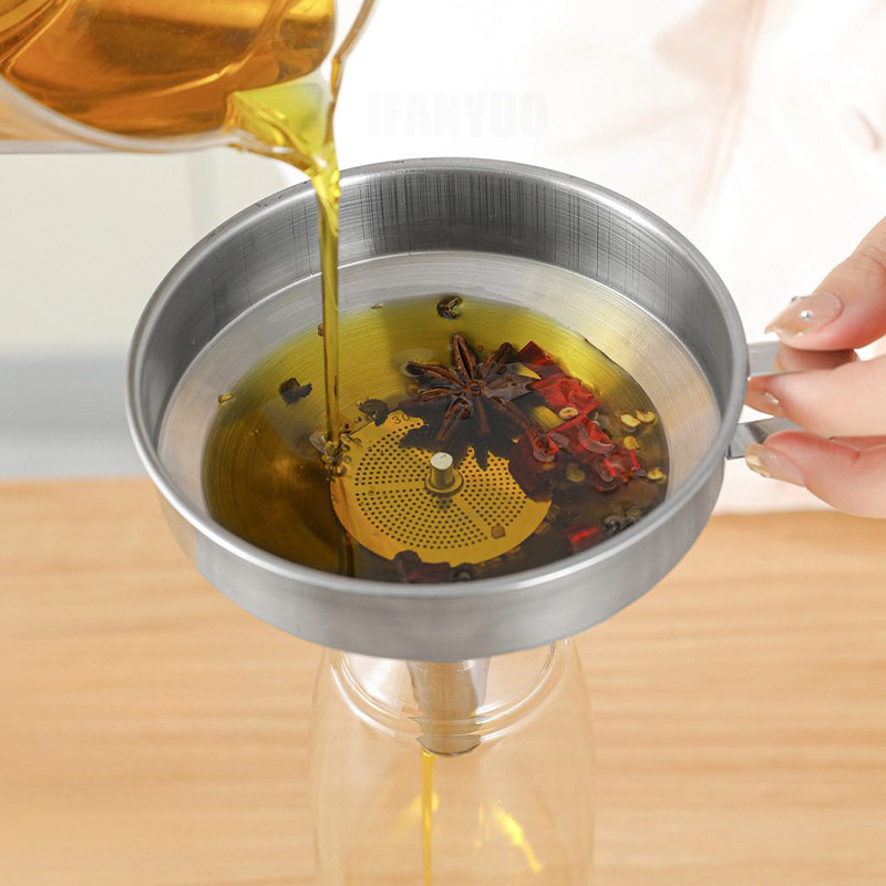 Zestaw lejków ze stali nierdze – Home Cooking Oil Filter recenzja i cena