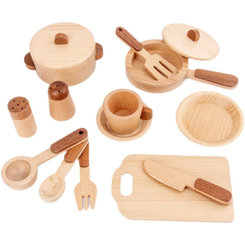 Maoduo Toys Drewniany Zestaw K – Home Cooking Set recenzja i cena