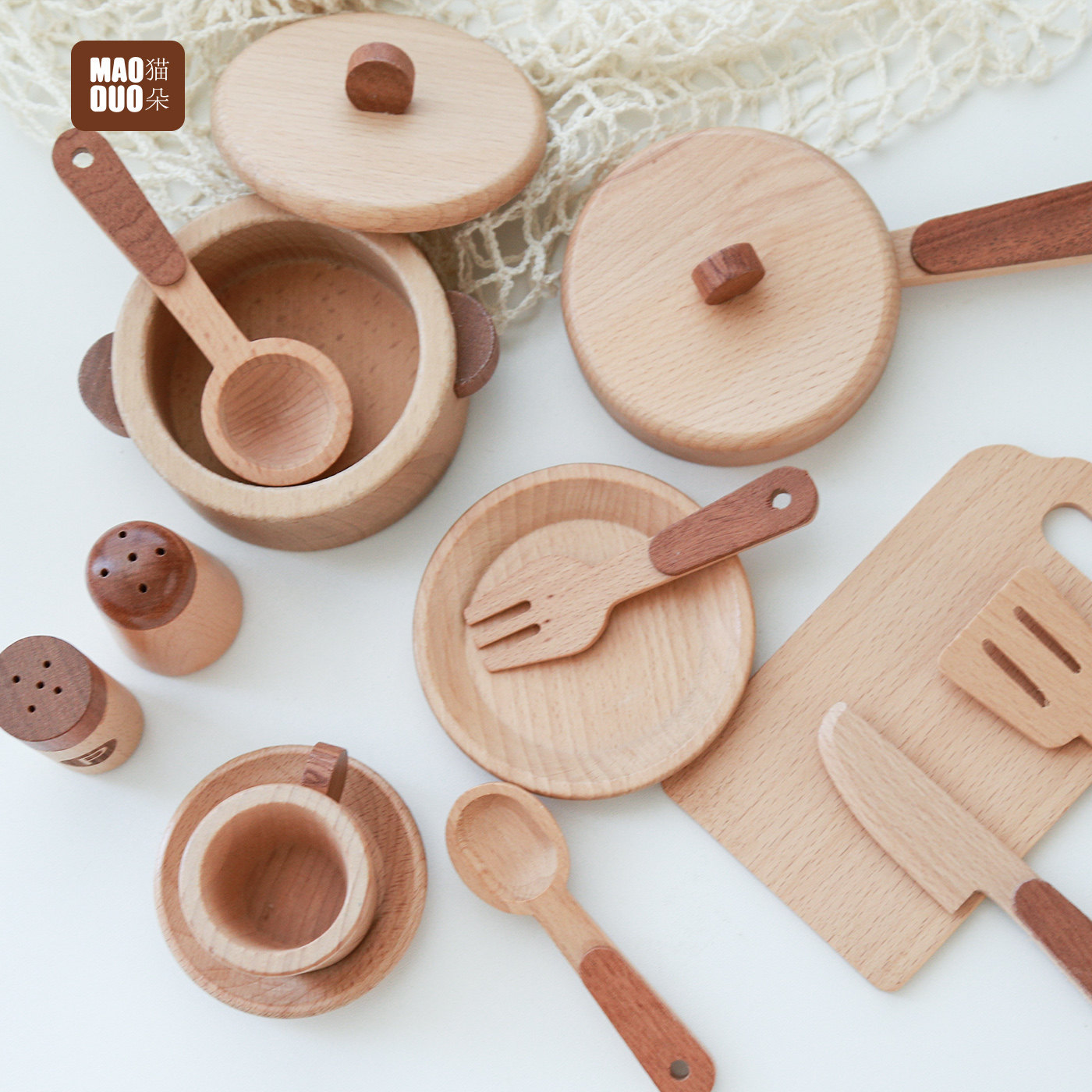 Maoduo Toys Drewniany Zestaw K – Home Cooking Set recenzja i cena