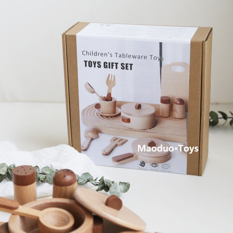 Maoduo Toys Drewniany Zestaw K – Home Cooking Set recenzja i cena