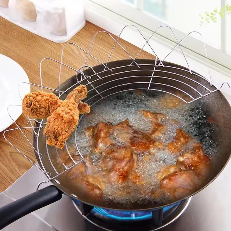 Składana stalowa półka na olej – Home Cooking Oil Filter recenzja i cena