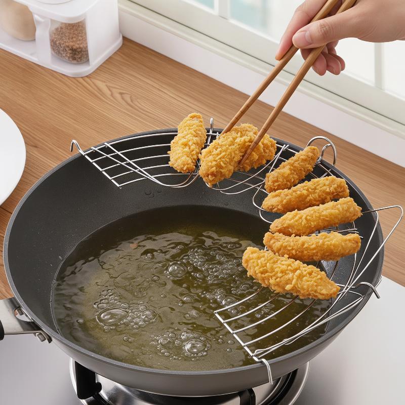 Składana stalowa półka na filt – Home Cooking Oil Filter recenzja i cena