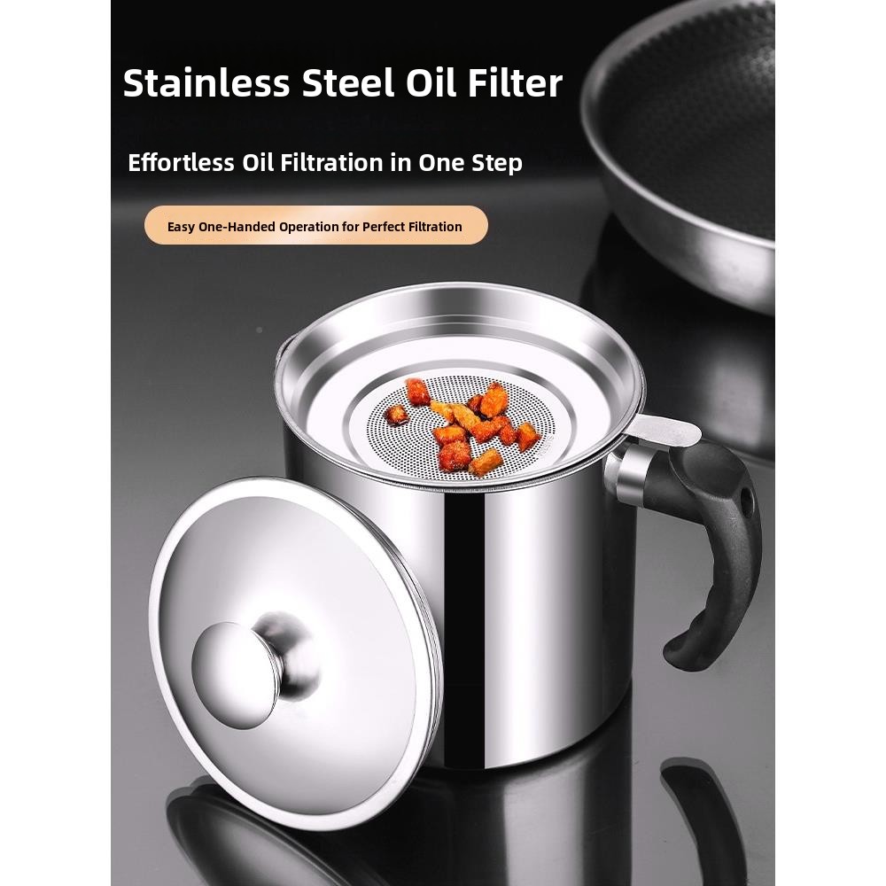 Filtr do oleju ze stali nierdz – Home Cooking Oil Filter recenzja i cena
